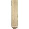 Ekena Millwork Olympic Arts and Crafts Rough Sawn Bracket w/ Offset Brace, Douglas Fir, 6"W x 18"D x 26"H BKT0604X18X26OLY03RDF - alternate 2